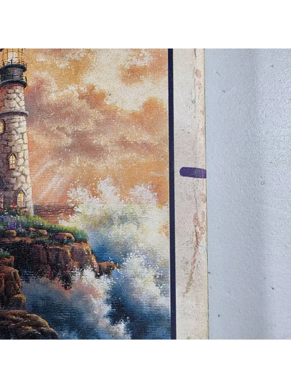 Lighthouse Coasters Set Of 3 Ceramic Cork Backing beachcore ocean nautical